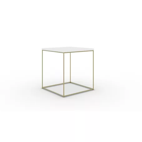 Adina dohányzóasztal, Arany, Fehér