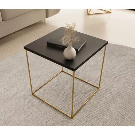 Adina dohányzóasztal, Arany, Fekete