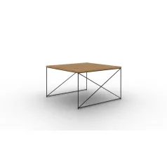 Nelia dohányzóasztal, Fekete, Lancelot tölgy