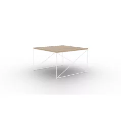 Nelia dohányzóasztal, Fehér, Artisan