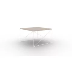 Nelia dohányzóasztal, Fehér, Sonoma