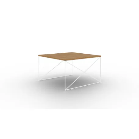 Nelia dohányzóasztal, Fehér, Lancelot tölgy