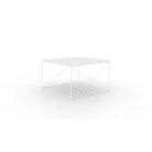 Nelia dohányzóasztal, Fehér, Fehér fényes