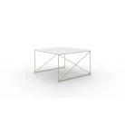 Nelia dohányzóasztal, Arany, Fehér fényes