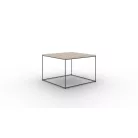 Kávéasztal Roni, Fekete, Sonoma