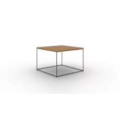 Kávéasztal Roni, Fekete, Lancelot tölgy