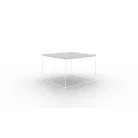 Kávéasztal Roni, Fehér, Beton