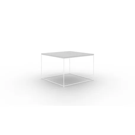 Kávéasztal Roni, Fehér, Beton