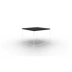 Kávéasztal Roni, Fehér, Fekete