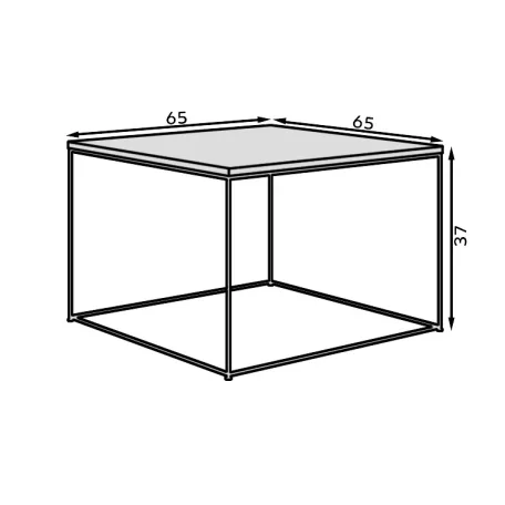 Kávéasztal Roni, Arany, Fekete