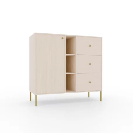 Tili 1D 3S 3P Komód, Homokbézs, Homokbézs