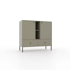 Tili 2D 2S 2P Komód, Eukaliptusz, Eukaliptusz