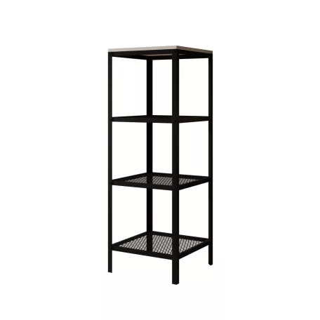 Reli polc, Fekete, Fehér Matt