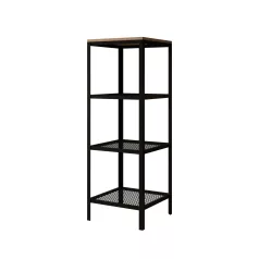 Reli polc, Fekete, Sonoma