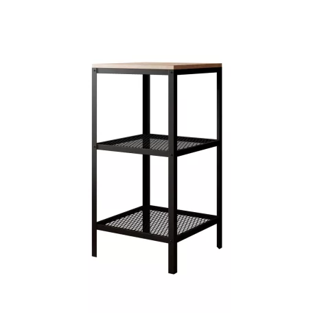 Rolin polc, Fekete, Sonoma