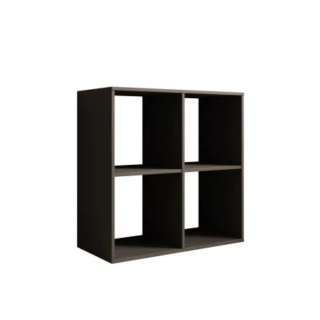 Könyvespolc Lenti , Szürke, Szürke