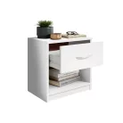 PEPE éjjeliszekrény fehér színben