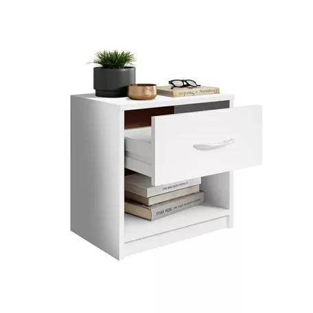 PEPE éjjeliszekrény fehér színben