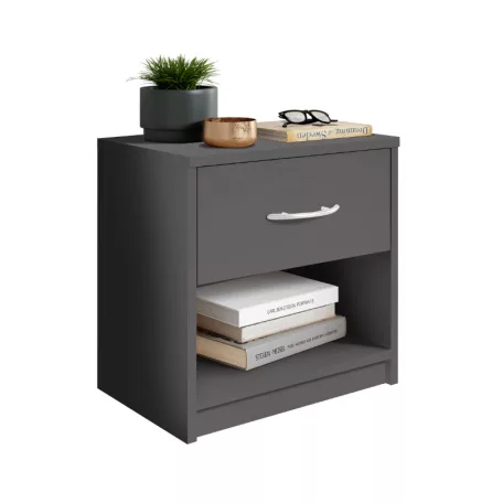 PEPE éjjeliszekrény grafit színben