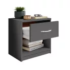 PEPE éjjeliszekrény grafit színben