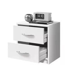 PEPE II éjjeliszekrény fehér színben