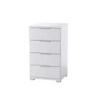 Smilla éjjeliszekrény 4SK fehér színben