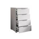 Smilla éjjeliszekrény 4SK fehér színben