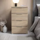 Smilla éjjeliszekrény 4SK sonoma színben