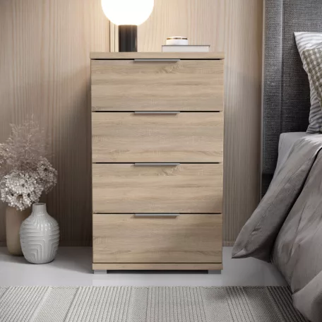 Smilla éjjeliszekrény 4SK sonoma színben