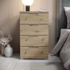 Smilla éjjeliszekrény 4SK artisan színben