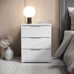 Smilla éjjeliszekrény 3SK fehér színben
