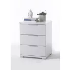 Smilla éjjeliszekrény 3SK fehér színben