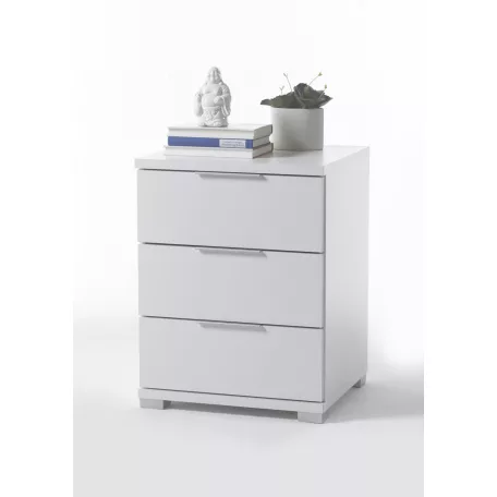 Smilla éjjeliszekrény 3SK fehér színben