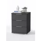 Smilla éjjeliszekrény 3SK grafit színben