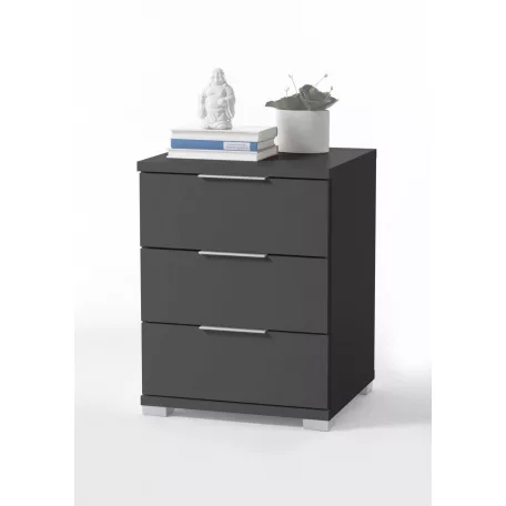Smilla éjjeliszekrény 3SK grafit színben
