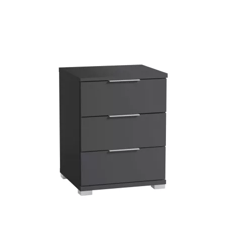 Smilla éjjeliszekrény 3SK grafit színben
