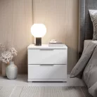 Smilla éjjeliszekrény 2SK fehér színben