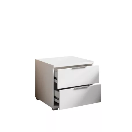 Smilla éjjeliszekrény 2SK fehér színben