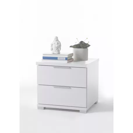 Smilla éjjeliszekrény 2SK fehér színben