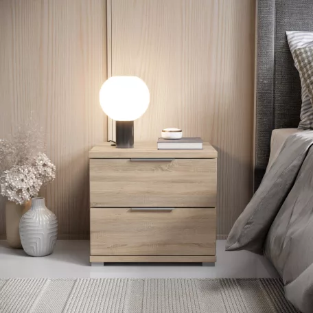 Smilla éjjeliszekrény 2SK sonoma színben