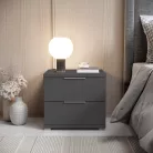 Smilla éjjeliszekrény 2SK grafit színben