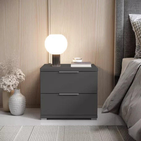 Smilla éjjeliszekrény 2SK grafit színben