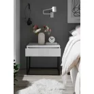 MARLE II. éjjeliszekrény fehér színben 60 cm