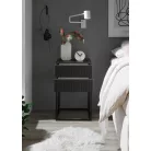 MARLE III. 2 fiókos éjjeliszekrény fekete színben 40 cm