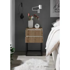   MARLE III. 2 fiókos éjjeliszekrény artisan tölgy színben 40 cm