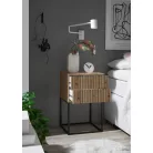 MARLE III. 2 fiókos éjjeliszekrény artisan tölgy színben 40 cm