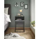 CUDRO I. éjjeliszekrény fekete színben