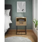 CUDRO I. éjjeliszekrény artisan tölgy színben