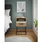 CUDRO I. éjjeliszekrény artisan tölgy színben