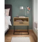 CUDRO II. éjjeliszekrény artisan tölgy színben